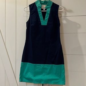 Like new Sail to Sable navy and green dress